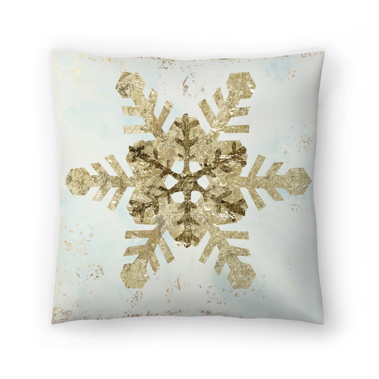 Glistening Snowflake Iv Throw Pillow Americanflat Decorative Pillow